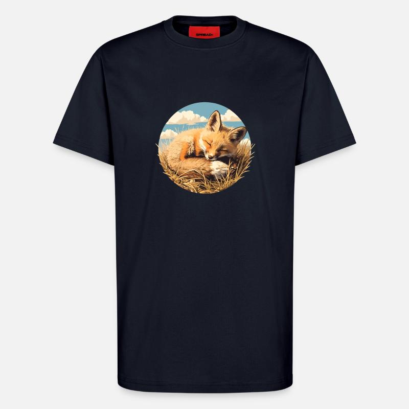 Foxes Fox - T-Shirt - made by SPREAD - DARK NAVY