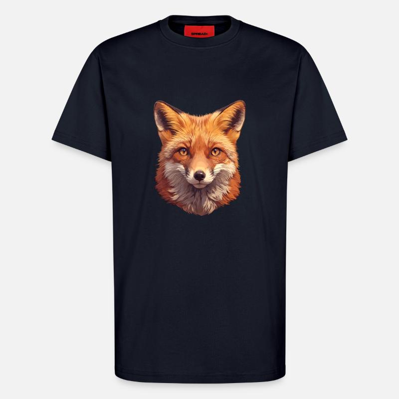 Foxes Fox - T-Shirt - made by SPREAD - DARK NAVY