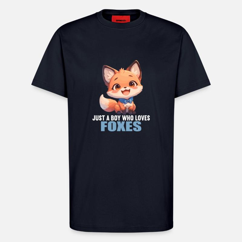 Foxes Fox - T-Shirt - made by SPREAD - DARK NAVY