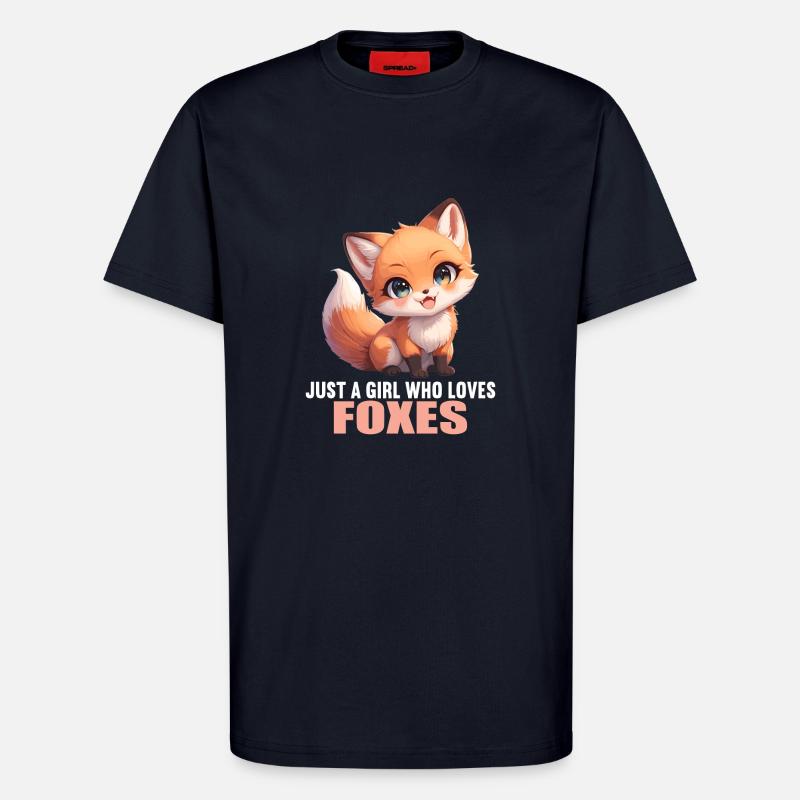 Foxes Fox - T-Shirt - made by SPREAD - DARK NAVY