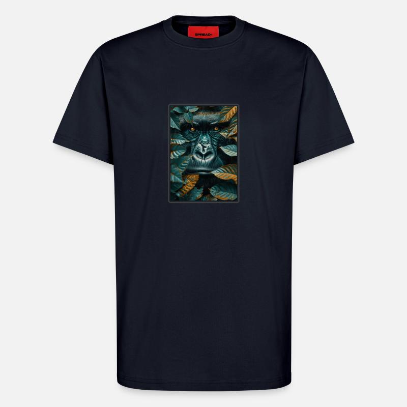 Gorillas Gorilla - T-Shirt - made by SPREAD - DARK NAVY