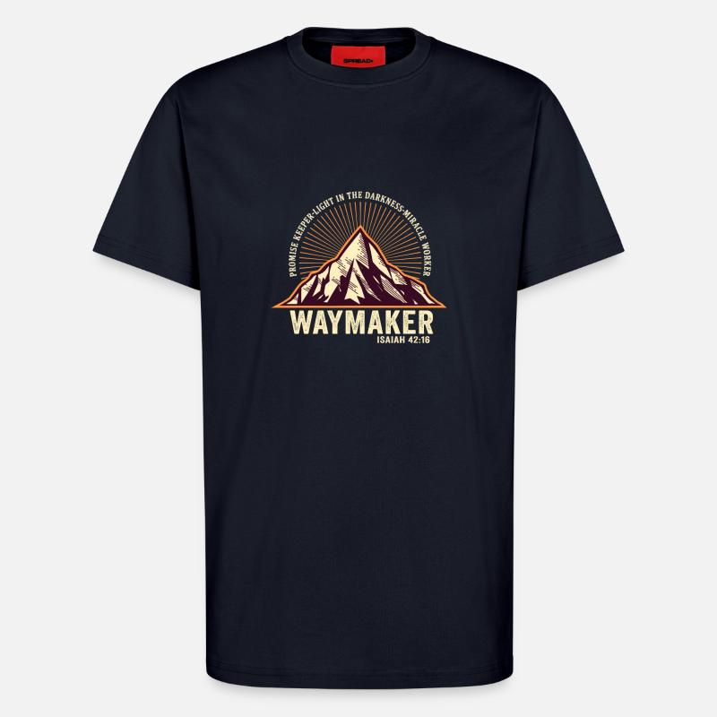 Wegweiser, Versprechenshüter, Wundertäter - T-Shirt - made by SPREAD - DARK NAVY