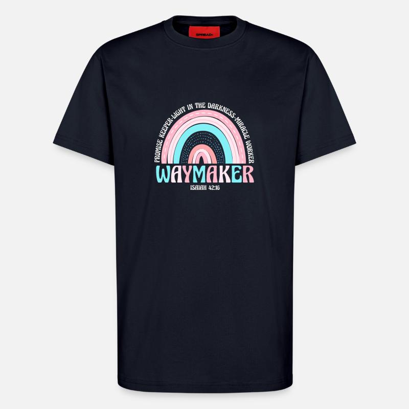 Wegweiser, Versprechenshüter, Wundertäter - T-Shirt - made by SPREAD - DARK NAVY