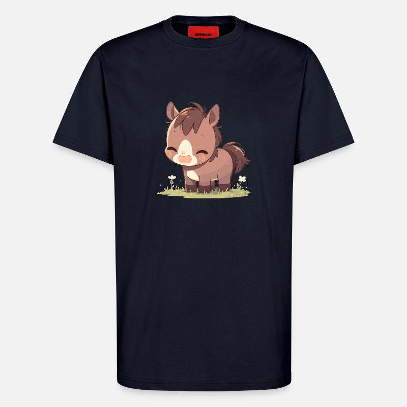 Pferde Pferd - T-Shirt - made by SPREAD - DARK NAVY