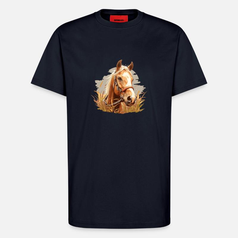 Pferde Pferd - T-Shirt - made by SPREAD - DARK NAVY