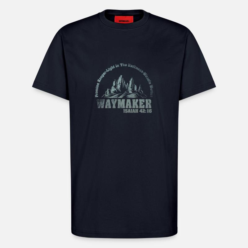 Wegweiser, Versprechenshüter, Wundertäter - T-Shirt - made by SPREAD - DARK NAVY