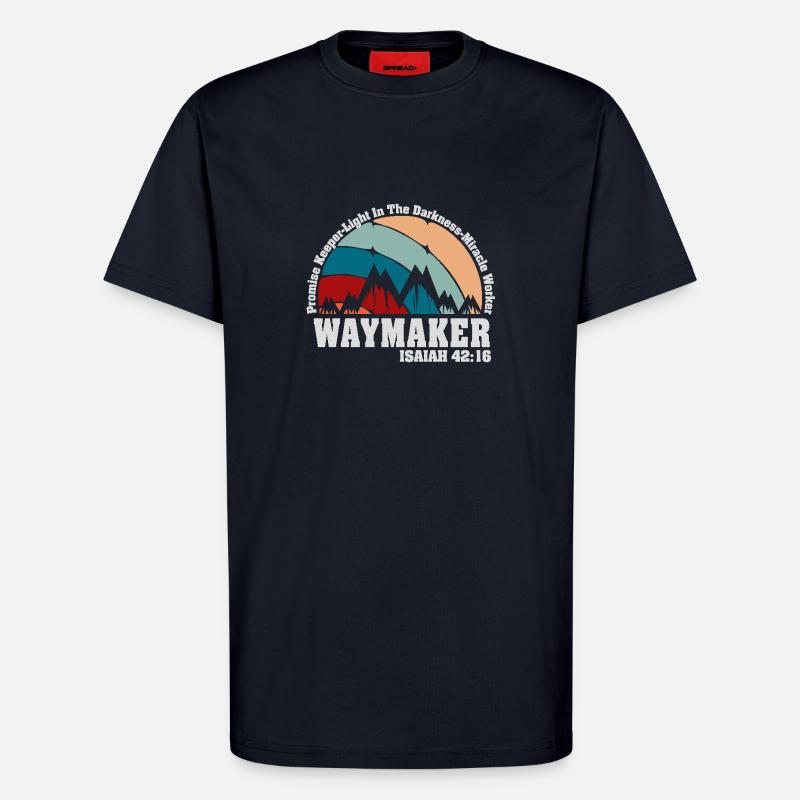 Wegweiser, Versprechenshüter, Wundertäter - T-Shirt - made by SPREAD - DARK NAVY