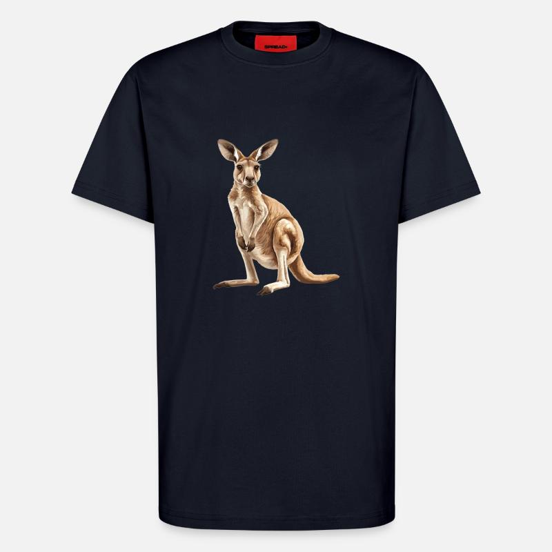 Kängurus Känguru - T-Shirt - made by SPREAD - DARK NAVY