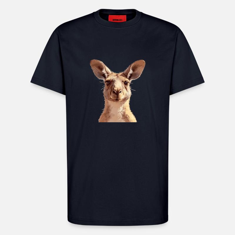 Kangaroos Kangaroo - T-Shirt - made by SPREAD - DARK NAVY