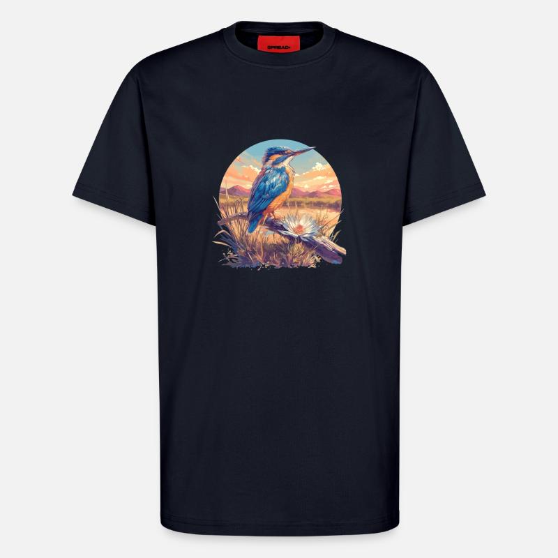 Eisvögel Eisvogel - T-Shirt - made by SPREAD - DARK NAVY