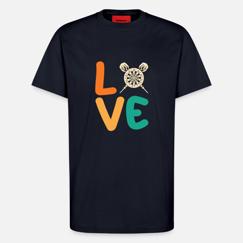 Darts player Darts - T-Shirt - made by SPREAD - DARK NAVY