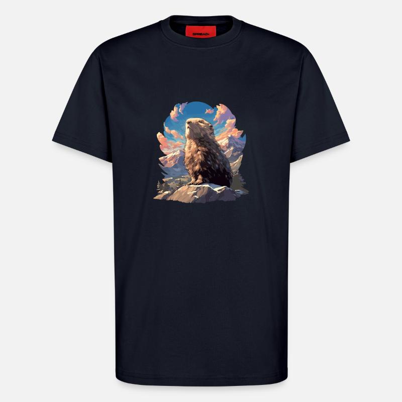 Lemminge Lemming - T-Shirt - made by SPREAD - DARK NAVY