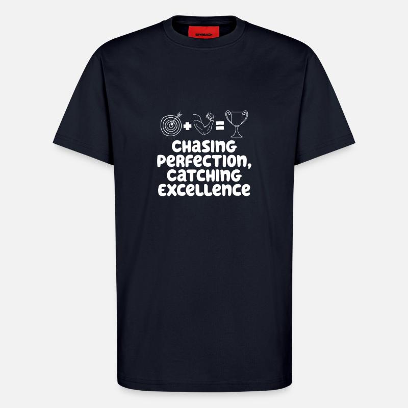 Kaizen Mindset Chasing Perfection - T-Shirt - made by SPREAD - DARK NAVY
