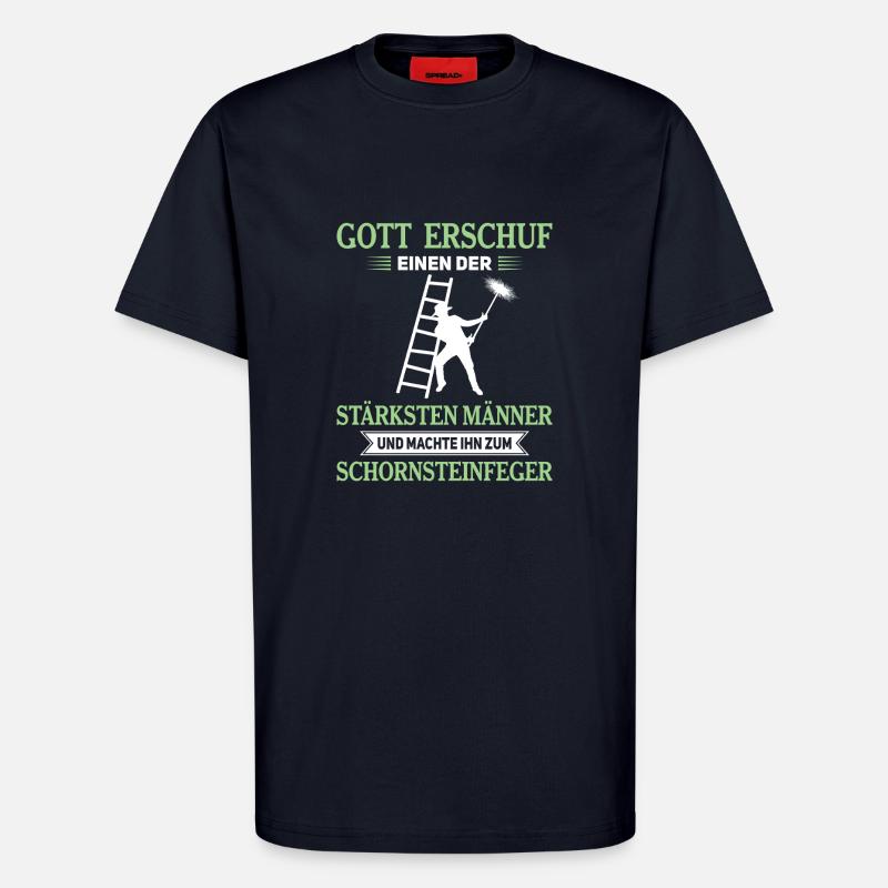 Schornsteinfeger Herren - T-Shirt - made by SPREAD - DARK NAVY
