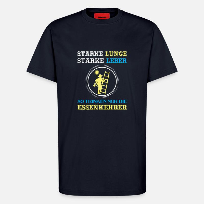 Schornsteinfeger Herren - T-Shirt - made by SPREAD - DARK NAVY