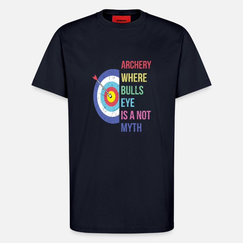 Bogenschießen Bogenschütze - T-Shirt - made by SPREAD - DARK NAVY