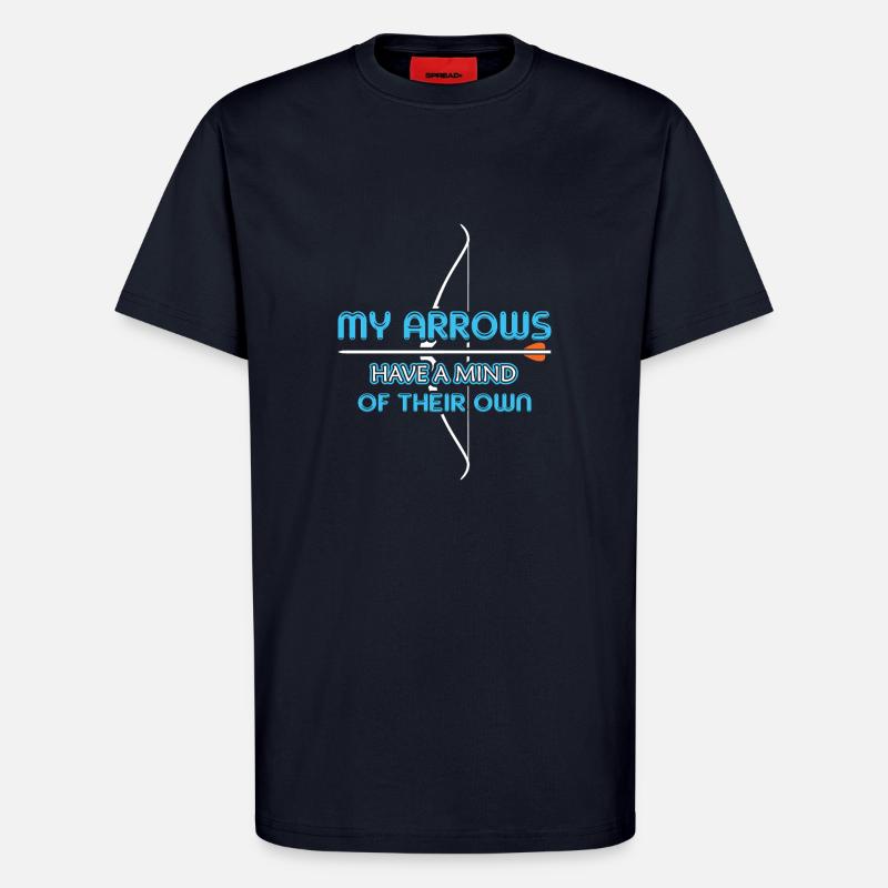 Bogenschießen Bogenschütze - T-Shirt - made by SPREAD - DARK NAVY