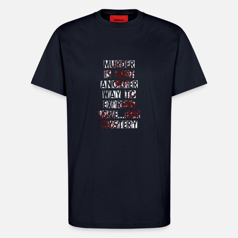 Murder Mystery Dinner Fun Night - T-Shirt - made by SPREAD - DARK NAVY