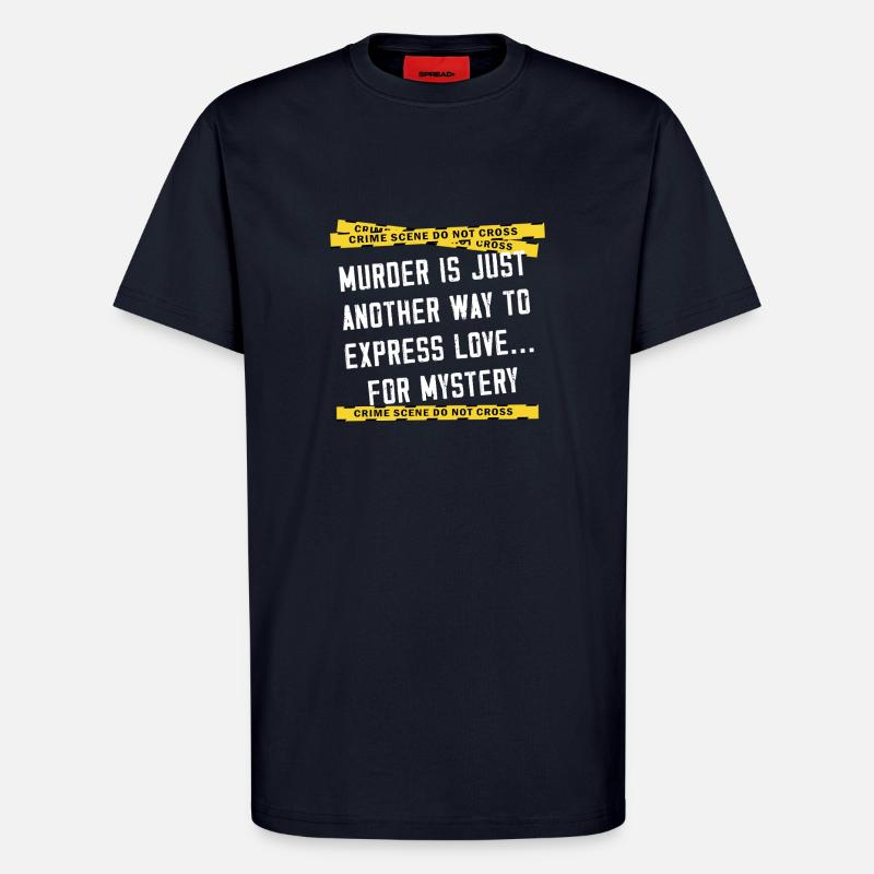 Murder Mystery Dinner Fun Night - T-Shirt - made by SPREAD - DARK NAVY