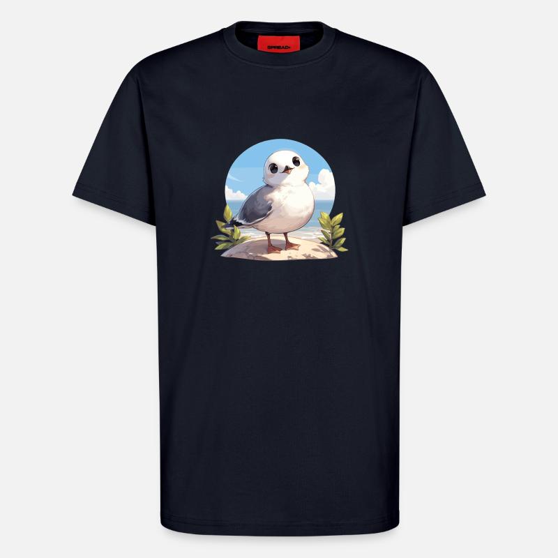 Möwen Möwe - T-Shirt - made by SPREAD - DARK NAVY