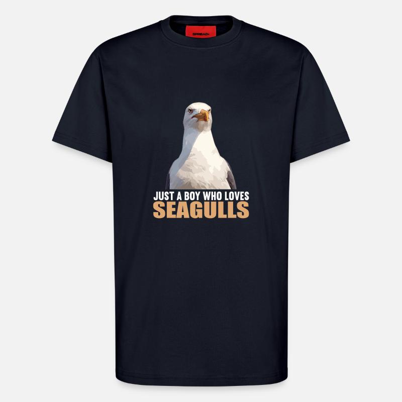 Möwen Möwe - T-Shirt - made by SPREAD - DARK NAVY