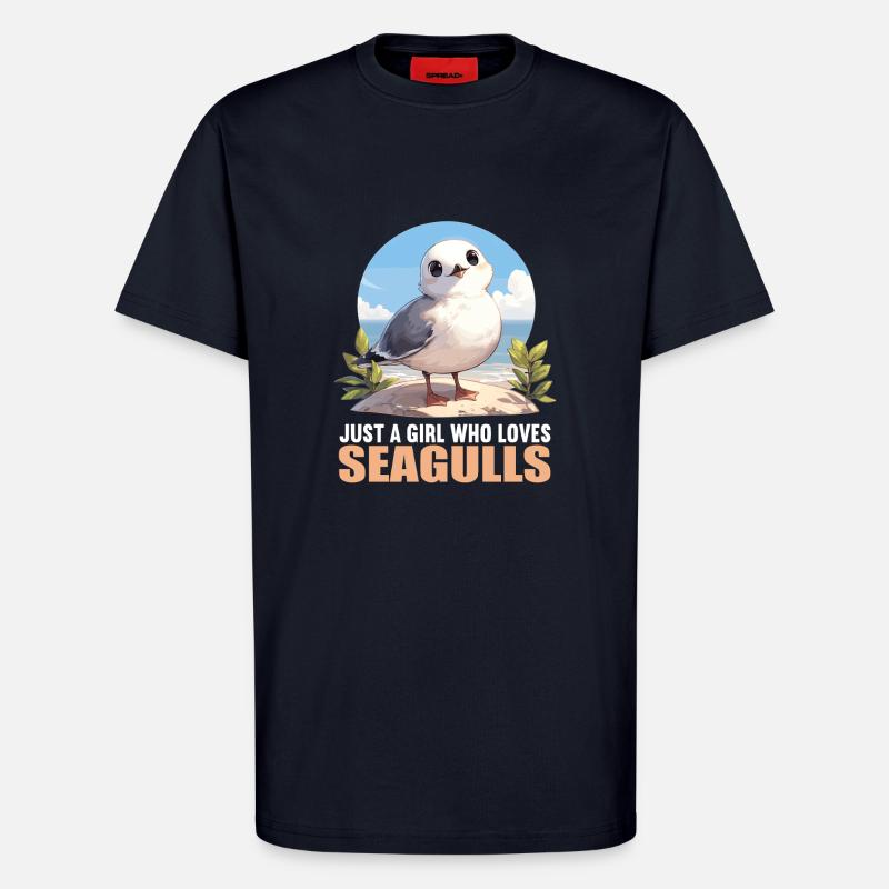Möwen Möwe - T-Shirt - made by SPREAD - DARK NAVY