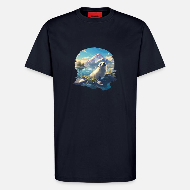 Robben Robbe - T-Shirt - made by SPREAD - DARK NAVY