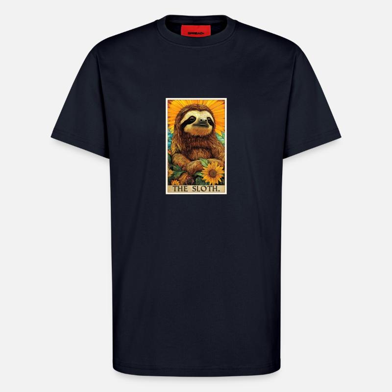 Sloths Sloth - T-Shirt - made by SPREAD - DARK NAVY