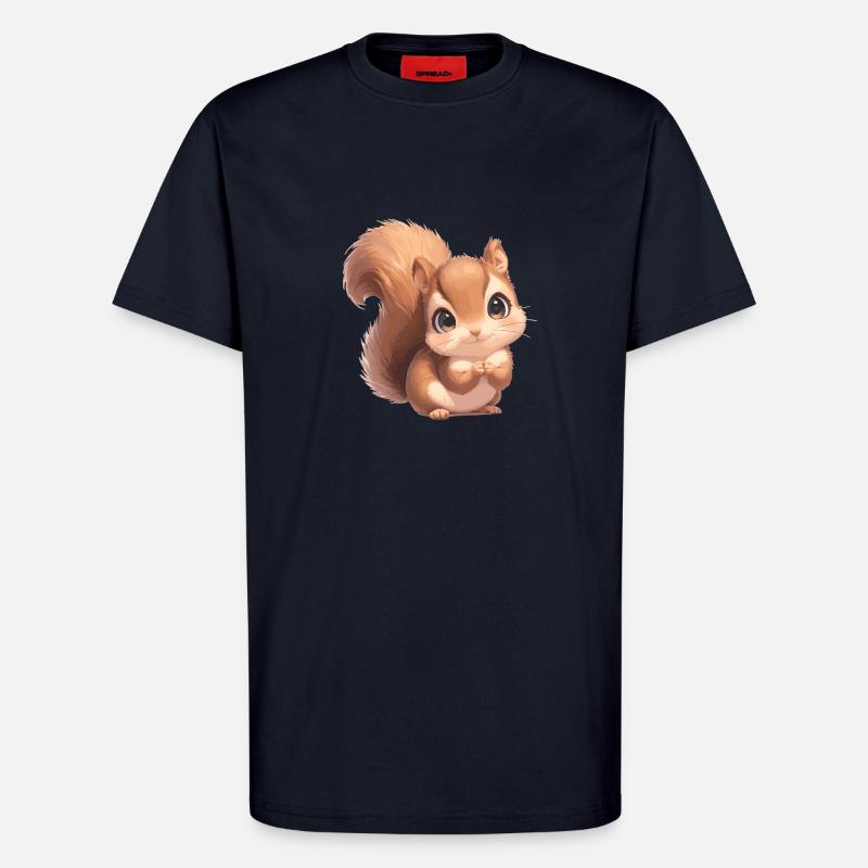 Eichhörnchen - T-Shirt - made by SPREAD - DARK NAVY