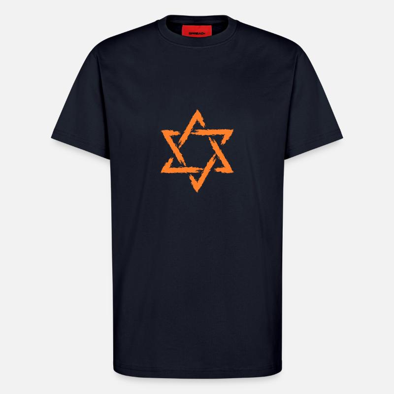Davidstern Geschenk - T-Shirt - made by SPREAD - DARK NAVY