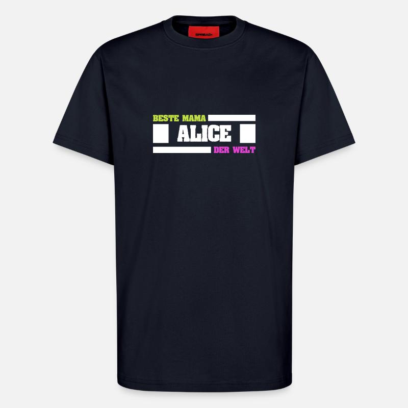 Gift for Alice - T-Shirt - made by SPREAD - DARK NAVY