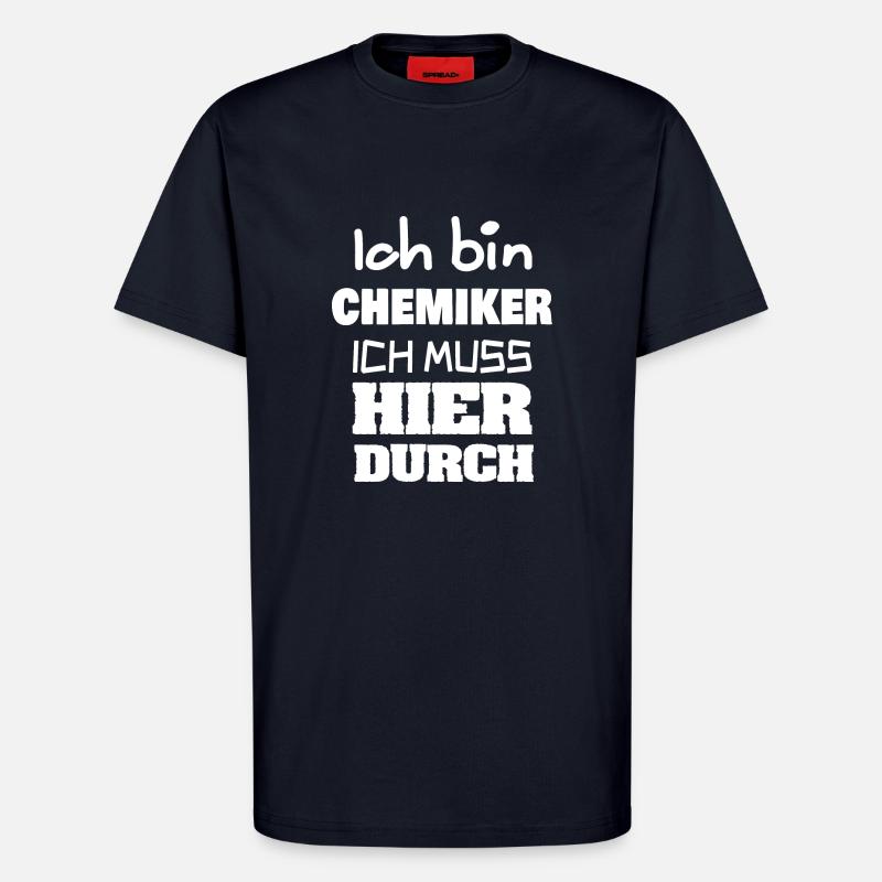 Chemist as a profession - T-Shirt - made by SPREAD - DARK NAVY
