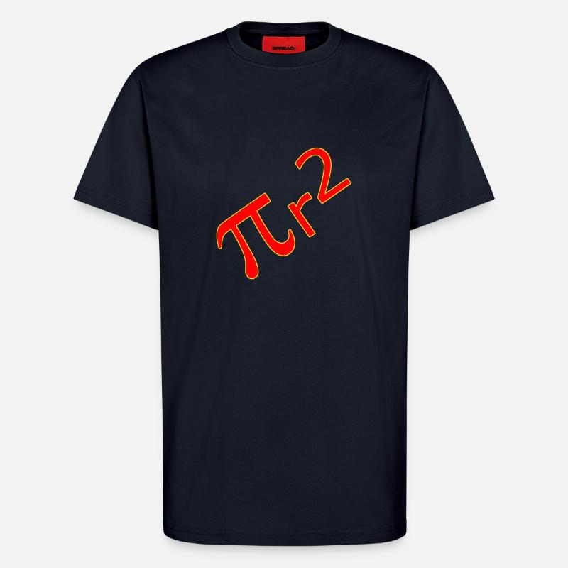 Pi R squared - T-Shirt - made by SPREAD - DARK NAVY