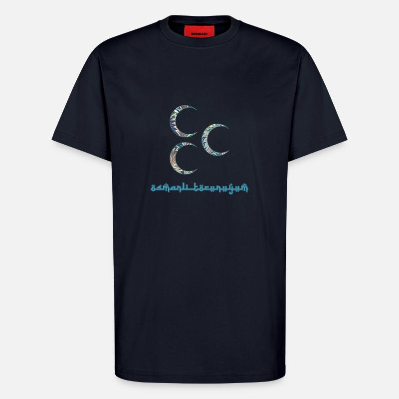 halbmonde e 733 - T-Shirt - made by SPREAD - DARK NAVY
