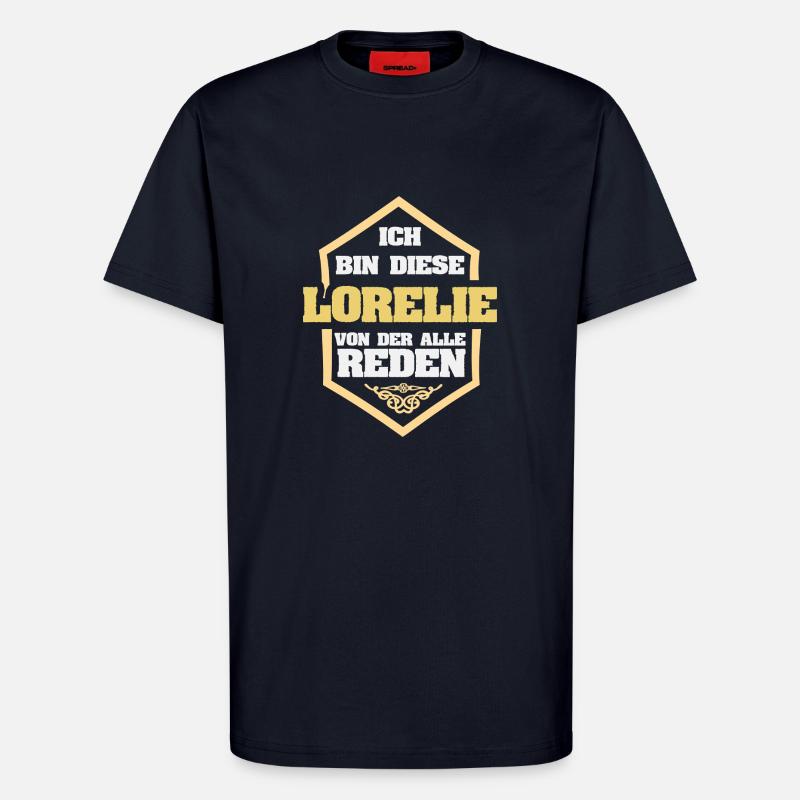 Geschenk für Lorelie - T-Shirt - made by SPREAD - DARK NAVY