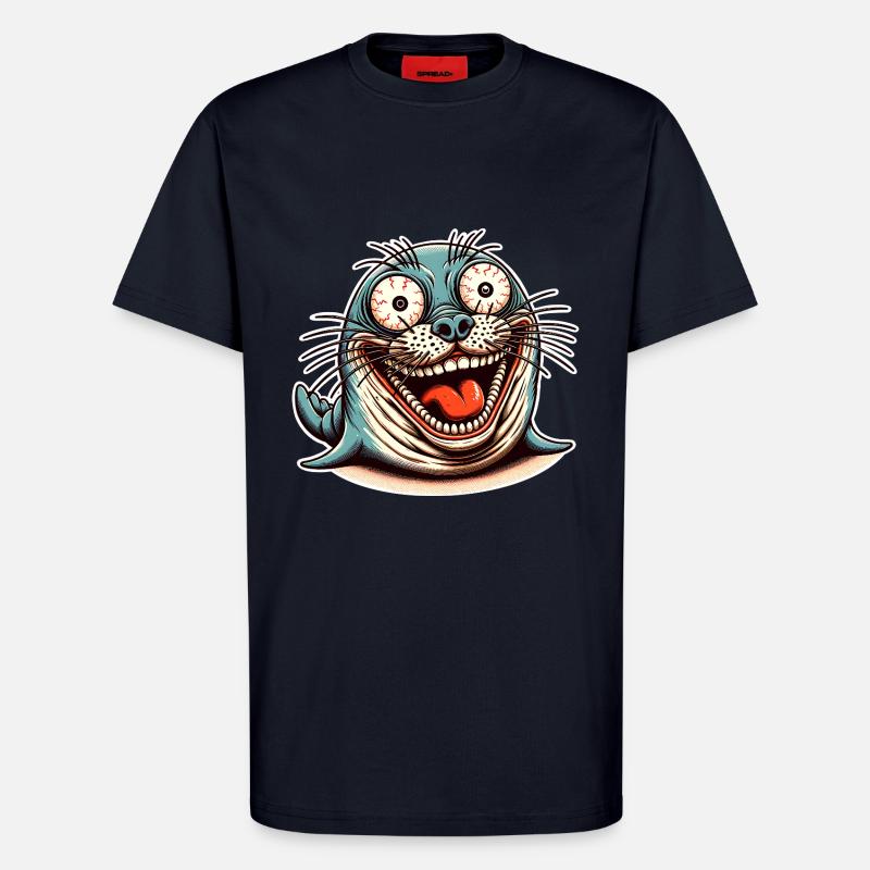 Seal seal - T-Shirt - made by SPREAD - DARK NAVY