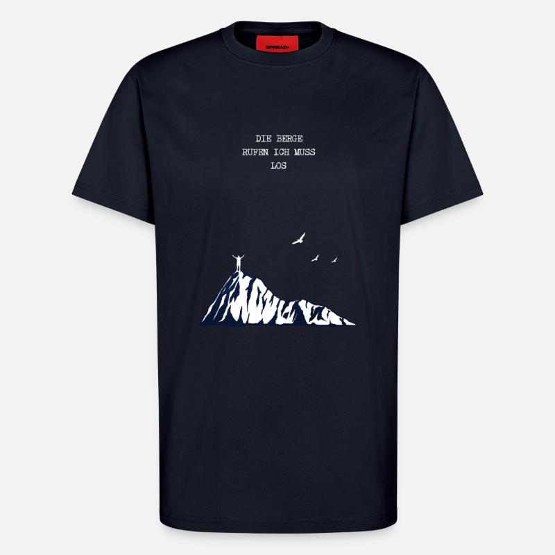 Wandern Minimalistisch - T-Shirt - made by SPREAD - DARK NAVY