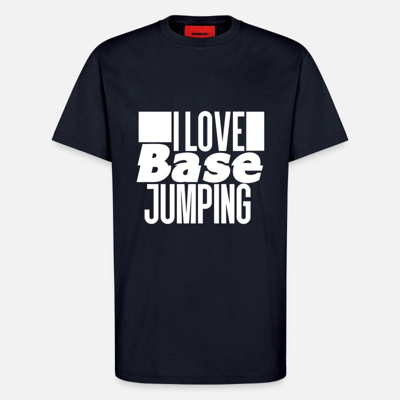 Saut de base - T-shirt bio décontracté fabriqué en UE - DARK NAVY