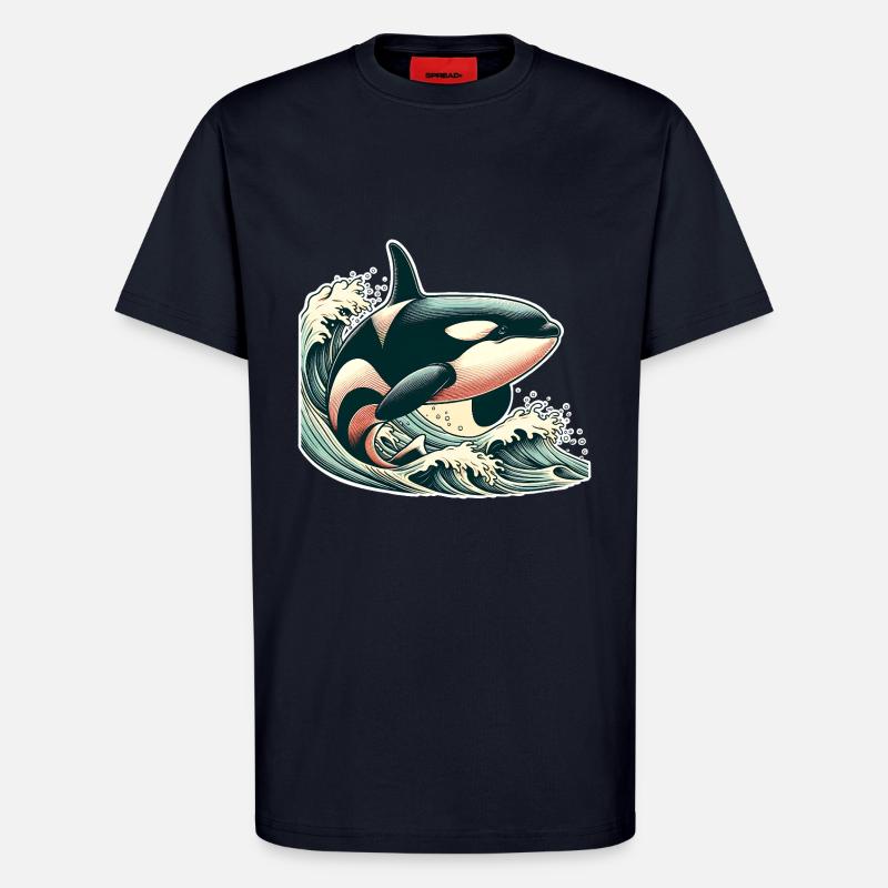 Orca Schwertwal - T-Shirt - made by SPREAD - DARK NAVY