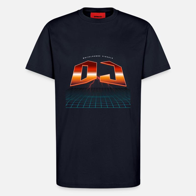 DJ - T-Shirt - made by SPREAD - DARK NAVY