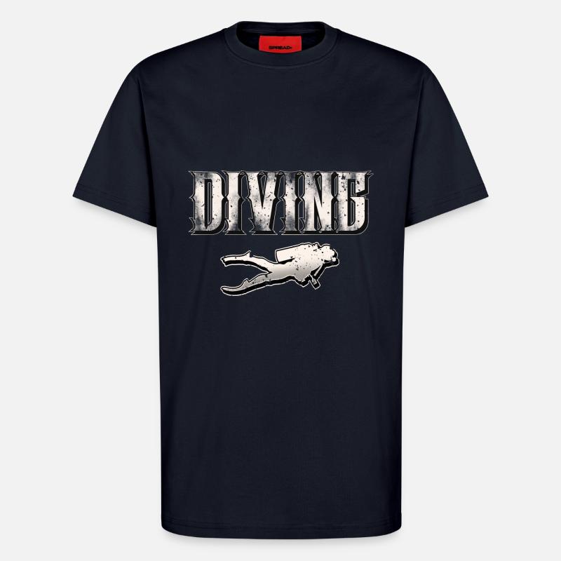 Taucher Tauchen - T-Shirt - made by SPREAD - DARK NAVY