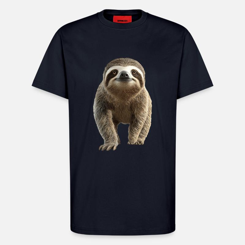 Faultier - T-Shirt - made by SPREAD - DARK NAVY