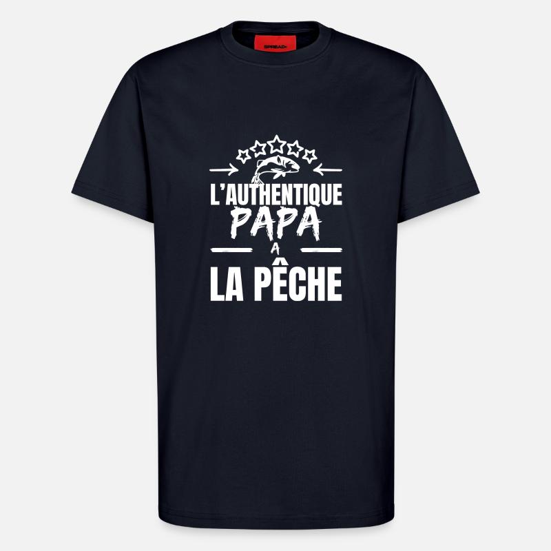 DER AUTHENTISCHE VATER - T-Shirt - made by SPREAD - DARK NAVY