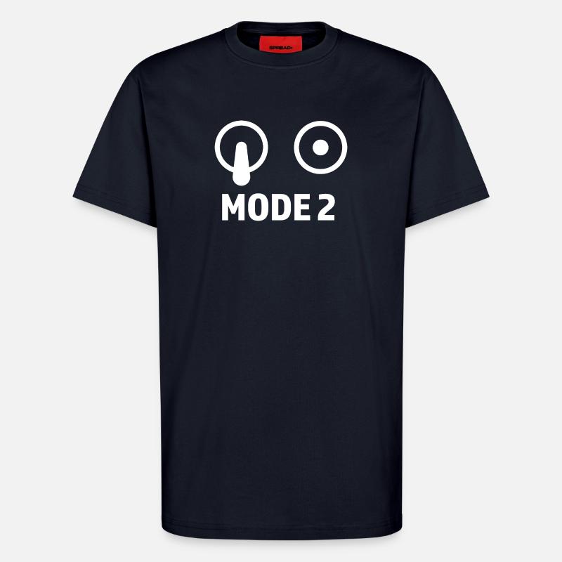 Modellflug Mode 2 - T-Shirt - made by SPREAD - DARK NAVY