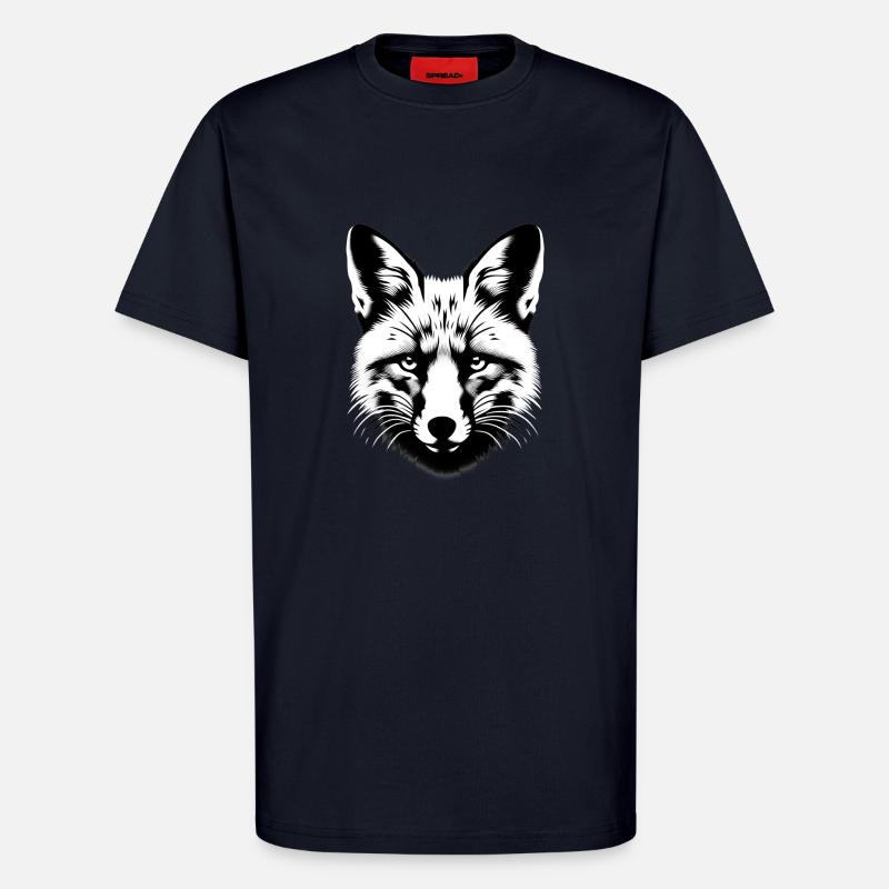 Fuchs Tierleben | Fox - T-Shirt - made by SPREAD - DARK NAVY