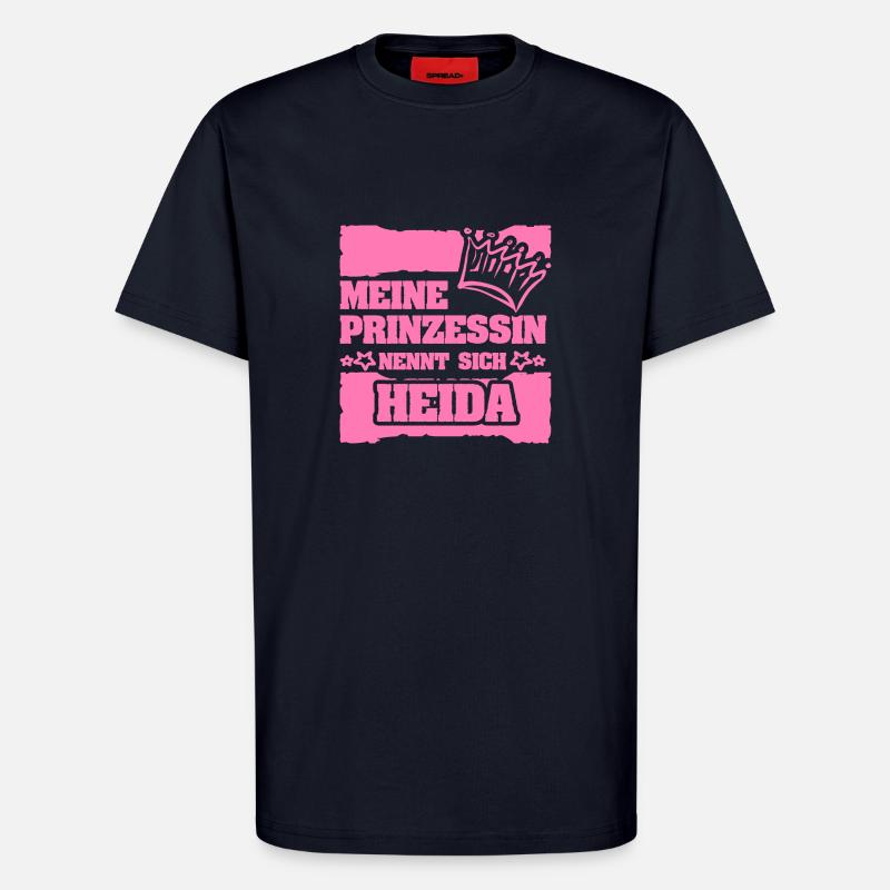 Mädchenname Heida - T-Shirt - made by SPREAD - DARK NAVY