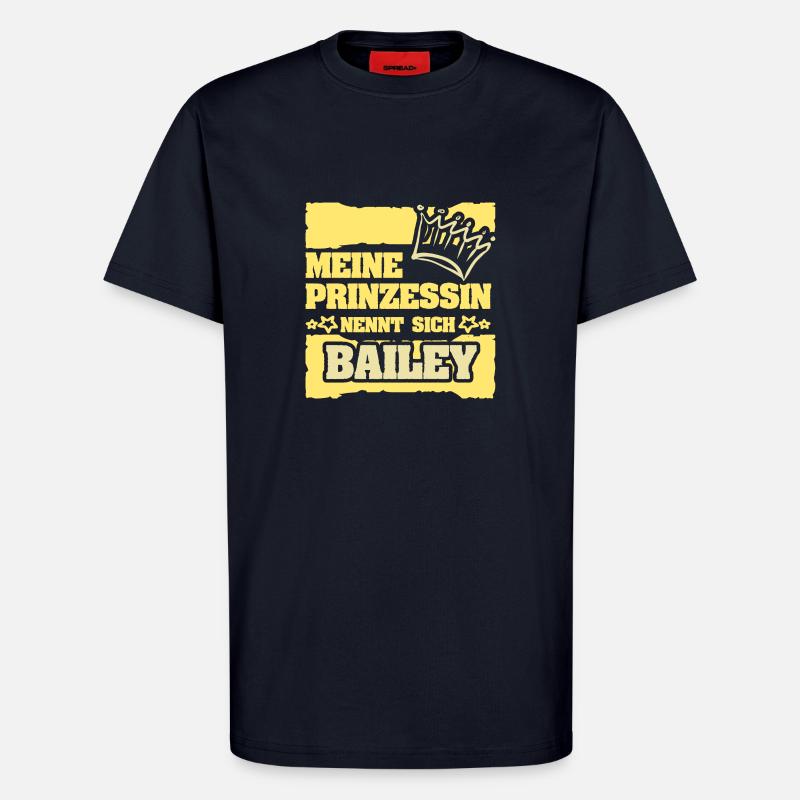 Mädchenname Bailey - T-Shirt - made by SPREAD - DARK NAVY