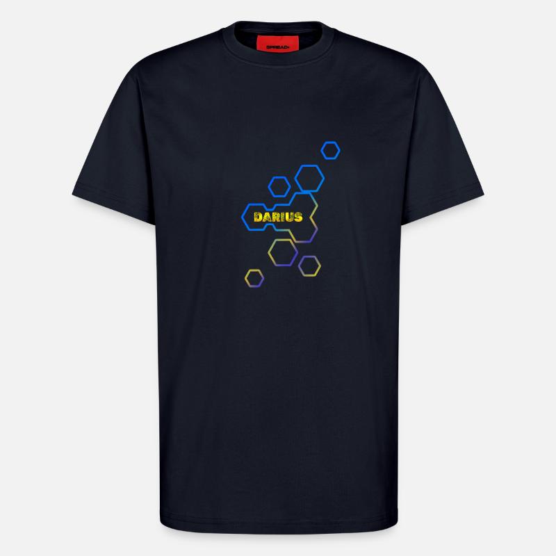 Darius als Name - T-Shirt - made by SPREAD - DARK NAVY