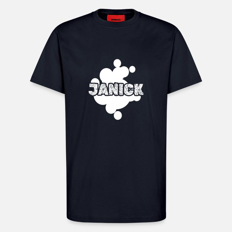 Janick as Janick - T-Shirt - made by SPREAD - DARK NAVY