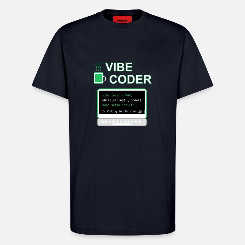 Vibe Coder - T-Shirt - made by SPREAD - DARK NAVY
